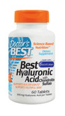 Buy Best Hyaluronic Acid with Chondroitin Sulfate 60 Tabs Doctor's Best Online, UK Delivery