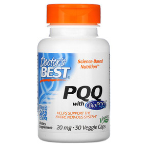 Buy Best PQQ 20 mg 30 Veggie Caps Doctor's Best Online, UK Delivery, Antioxidant