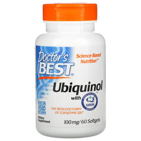 Buy Best Ubiquinol Featuring Kaneka QH 100 mg 60 sGels Doctor's Best Online, UK Delivery, Antioxidant Ubiquinol CoQ10