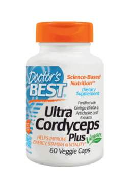 Buy Ultra Cordyceps Plus 60Veggie Caps Doctor's Best Online, UK Delivery, Immune Support Mushrooms