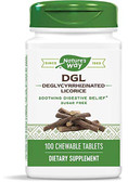 DGL, 100 Chewable Tabs Enzymatic, Nature's Way, Licorice 