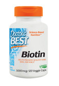 Buy Best Biotin 5000 mcg 120 Veggie Caps Doctor's Best Online, UK Delivery, Vitamin B Biotin