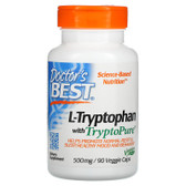 Buy Best L-Tryptophan 500 mg 90 Veggie Caps Doctor's Best Online, UK Delivery,