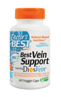 Buy Best Vein Support Featuring DiosVein 60 Veggie Caps Doctor's Best Online, UK Delivery, Women's Supplements Varicose Veins 