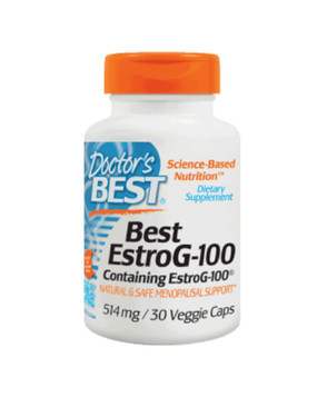 Buy Best EstroG-100 514 mg 30 Veggie Caps Doctor's Best Online, UK Delivery, Women's Menopause 