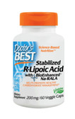 Buy Best Stabilized R-Lipoic Acid 200 mg 60 Veggie Caps Doctor's Best Online, UK Delivery, Antioxidant R Lipoic Acid