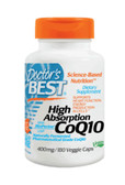 Buy High Absorption CoQ10 with BioPerine 400 mg 180 Veggie Caps Doctor's Best Online, UK Delivery, Coenzyme Q10