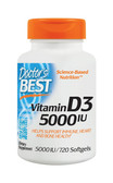 Buy Best Vitamin D3 5000 IU 720 sGels Doctor's Best Online, UK Delivery, Bone Osteo Support Formulas