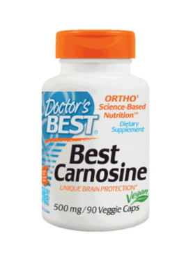 Buy Best Carnosine 500 mg 90 Veggie Caps Doctor's Best Online, UK Delivery, Amino Acid