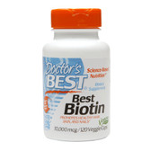 Buy Best Biotin 10 000 mcg 120 Veggie Caps Doctor's Best Online, UK Delivery, Vitamin B Biotin Gluten Free