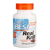 Buy Real Krill 350 mg 60 Softgel Caps Doctor's Best Online, UK Delivery, EFA Omega EPA DHA