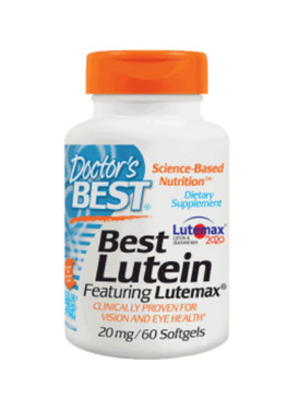 Buy Best Lutein Featuring Lutemax 20 mg 60 sGels Doctor's Best Online, UK Delivery, Antioxidant