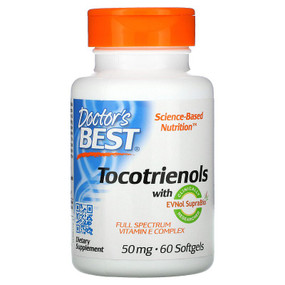 Buy Best Tocotrienols 50 mg 60 sGels Doctor's Best Online, UK Delivery, Vitamin E Tocomin Suprabio