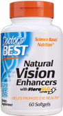 Buy Best Natural Vision Enhancers 60 sGels Doctor's Best Online, UK Delivery, Eye Support Supplements Vision Care