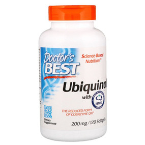 Buy Best Ubiquinol Featuring Kaneka QH 200 mg 120 sGels Doctor's Best Online, UK Delivery, Antioxidant Ubiquinol CoQ10