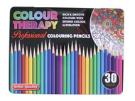 Colour Therapy Professional Colouring Pencils 30 Pack in Presentation Tin