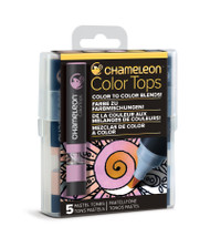 Chameleon Color Tops 5 Pen Set Alcohol Blending Gradient - Pastel Colour Tones