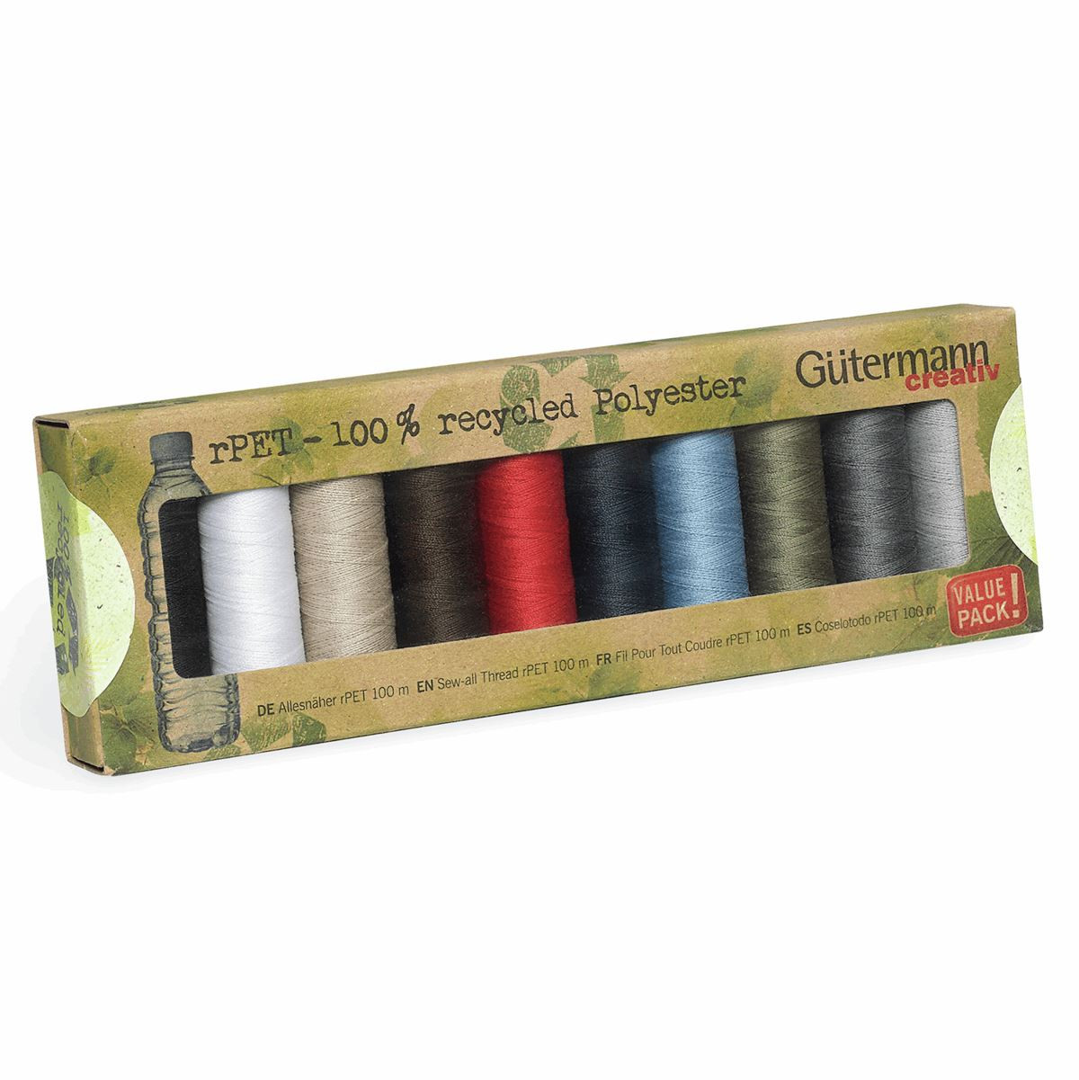 Gutermann 100 Recycled Polyester Sew All Thread 100 10 Basic Coloured Reels Crafty Critters Gutermann 100 Recycled Polyester Sew All Thread 100 10 Basic Coloured Reels Crafty Critters