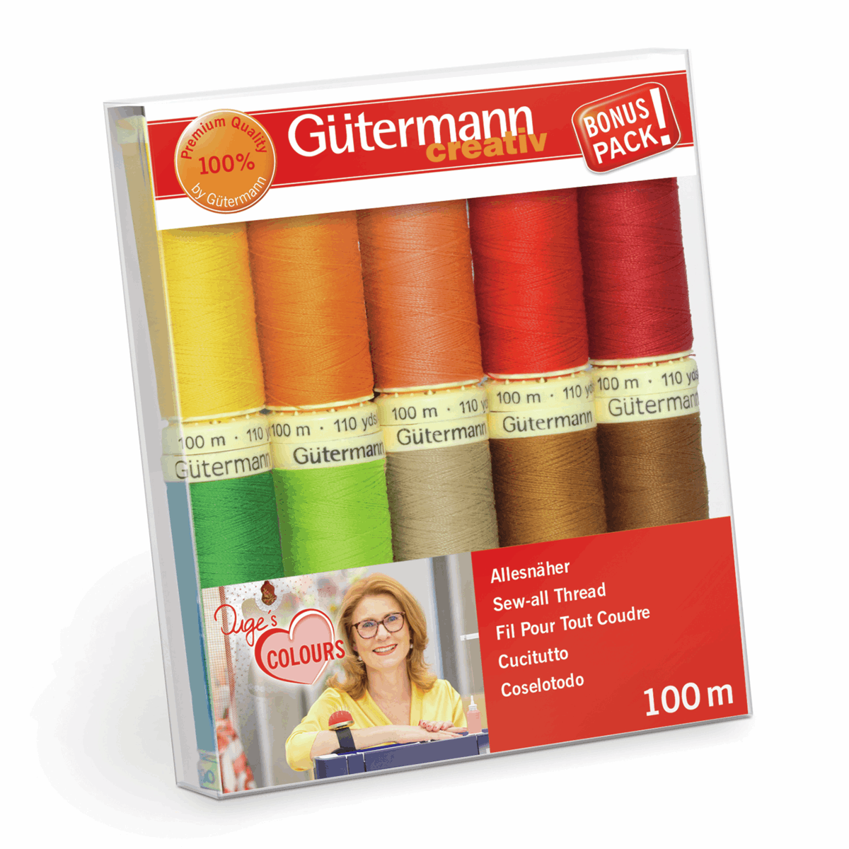 Gutermann Sewall 100 Polyester Thread 100m Hand and Machine 10