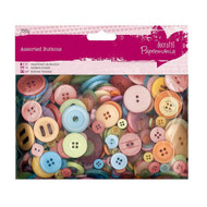 Docrafts Papermania Button Packs - Mixed Brights 250g