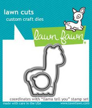 Lawn Fawn Llama Tell You - Lawn Cuts Custom Craft Dies