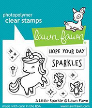 Lawn Fawn A Little Sparkle 2X3 Clear Stamp Set