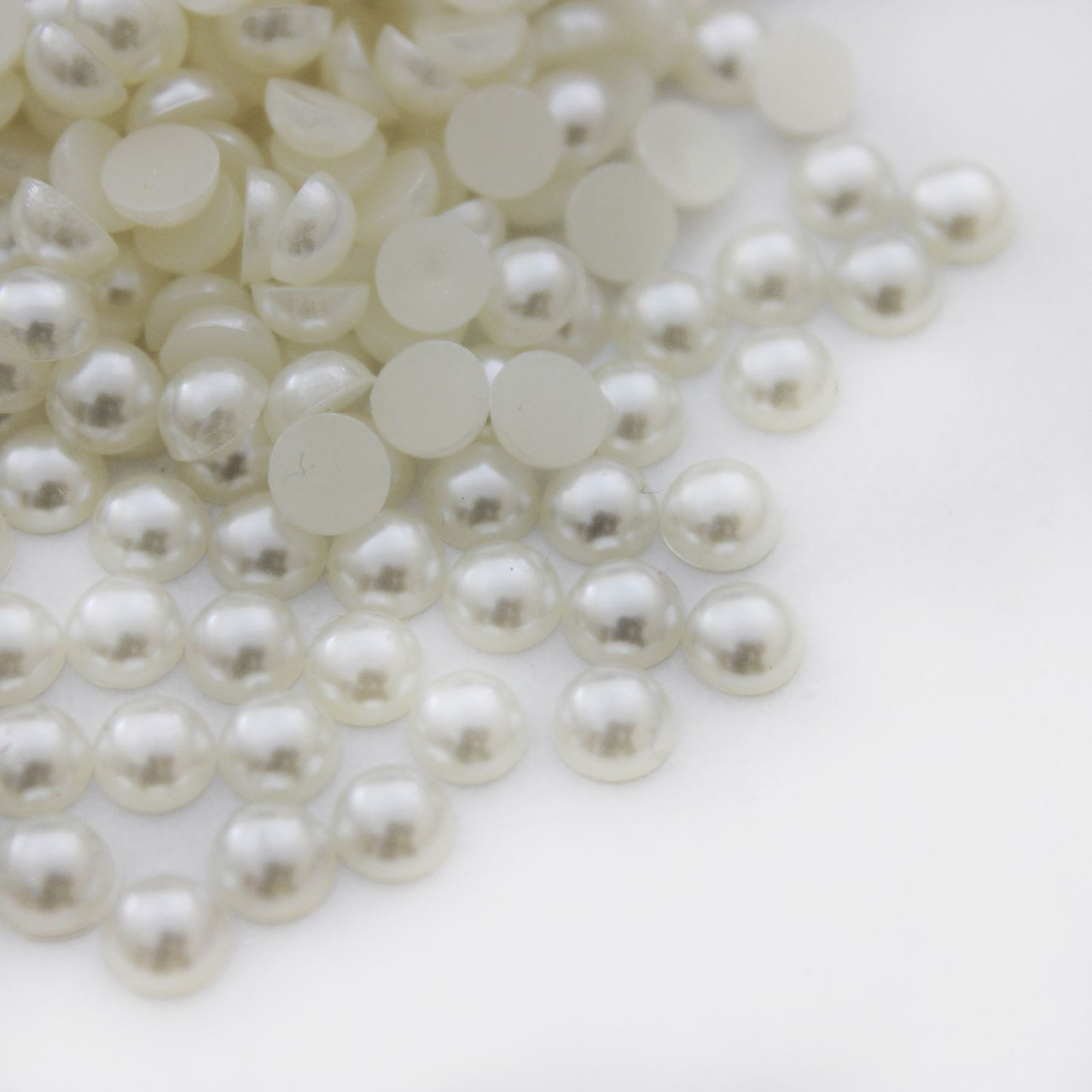 Flat back Pearls Ivory Crafty Critters