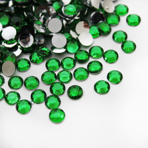 Flat back Rhinestones Green Crafty Critters