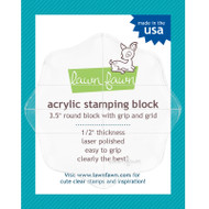 Lawn Fawn Acrylic Stamping Block 3.5 inches