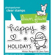 Lawn Fawn Winter Penguin Stamps