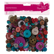 Papermania Jewel Mixed Buttons 250g