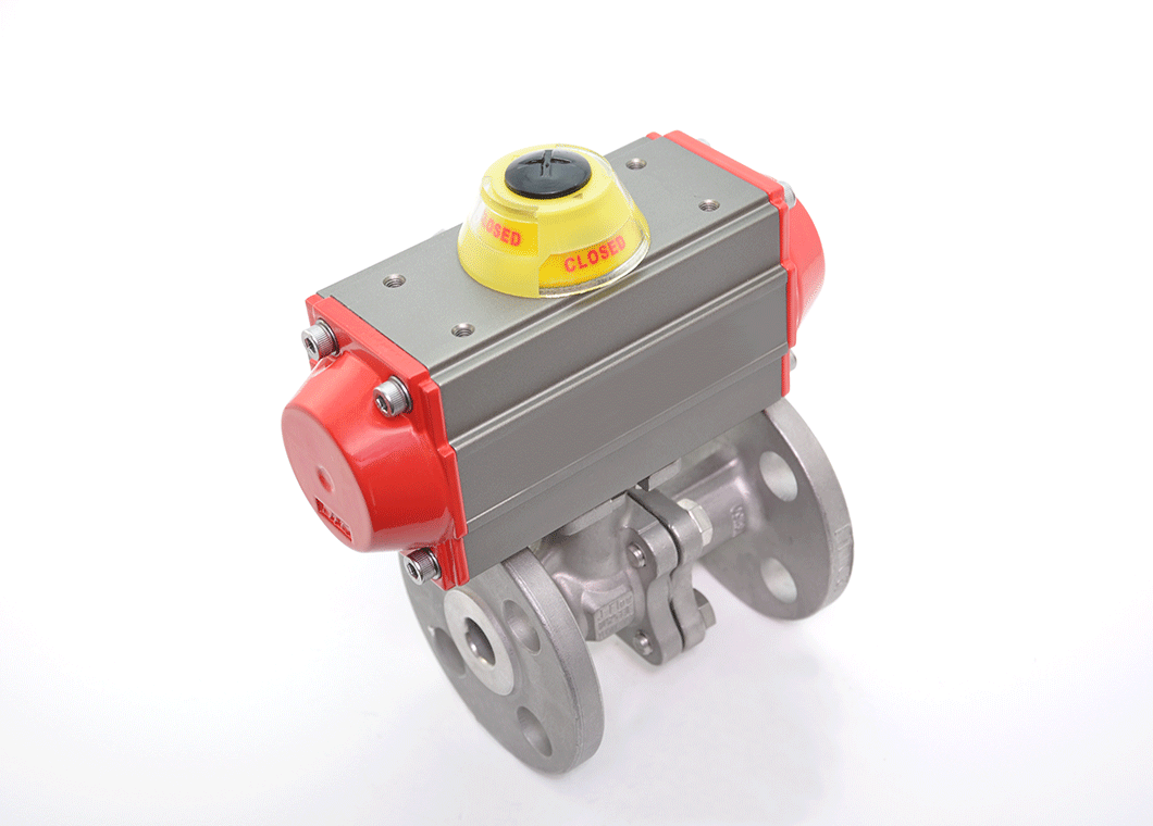 Automated Two Piece Flanged Full Port Ball Valve Automated Two Piece Flanged Full Port Ball Valve