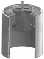 2" No Hub BV1262 - Series Bronze Backwater Valves with Neoprene Seat