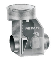 6" No Hub BV1306 - Series Bronze Backwater Valves with Neoprene Seat