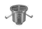 8" Round Stainless Steel Floor Drain