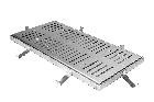 12" Wide Stainless Steel Trench Drain Frame and Grate System