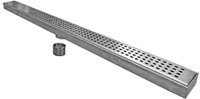 2 7/8" Wide, Stainless Steel Linear Shower Drain, 32" long, satin finish