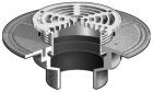 8" Floor Drain with Heavy Duty Round Stainless Steel Adjustable Strainer