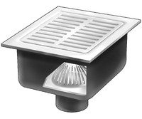 12" x 12" x 6" Deep Floor Sink without Flange