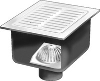 12" x 12" x 8" Deep Floor Sink without Flange
