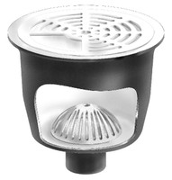 12" Round x 8" Deep Floor Sink without Flange