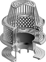R1200-JC Series - Large Sump Roof Drains with Stainless Steel Ballast Guard for I.R.M.A. Roofs