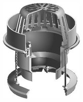 R1220-R Series - Medium Sump Roof Drains with Integral 2" Water Dam