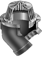 R1410 Series - Balcony Drains with 45 Degree Outlet - Outlet Size 2"