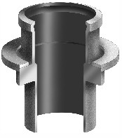R1850 Series - Vent Stack Flashing Sleeve - Pipe Size 12"