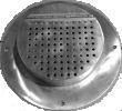 R1960 Series - Downspout Nozzle with Perforated Cover - Pipe Size 3"
