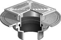 C1100-S Series - Floor Cleanout with Square Top
