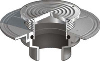 C1100-XR Series - Floor Cleanout with Heavy Duty Round Top