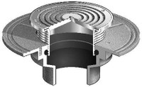 C1100-RC Series - Floor Cleanout with Round Top and Carpet Marker - Outlet Size 5",6"