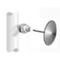 C1440-RD Series - Expandable Line Cleanout with Round Stainless Steel Smooth Access Cover & Screw - 4" Pipe Size